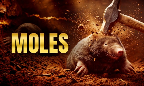 Moles arcade game artwork